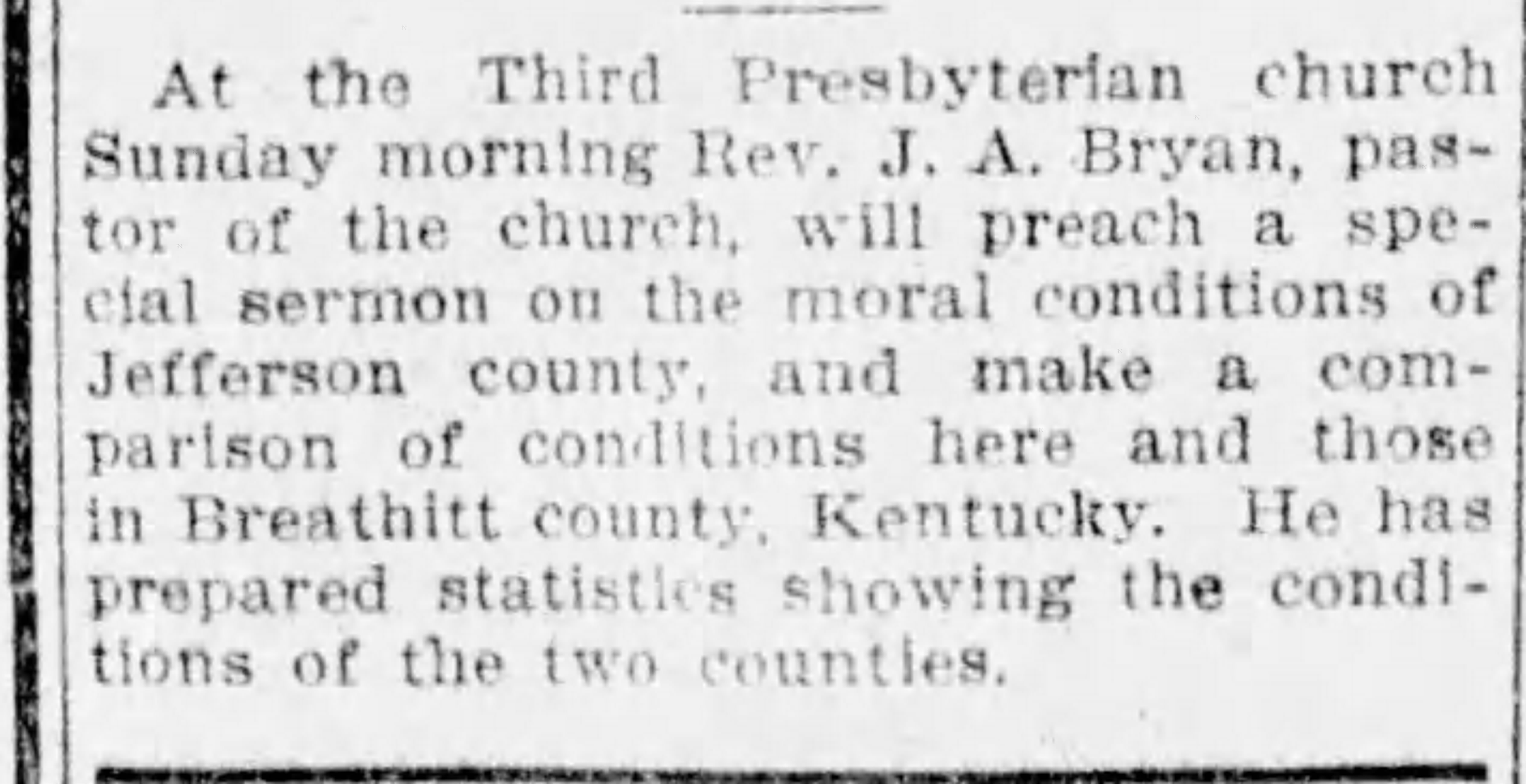 To Compare Breathitt and Jefferson Counties